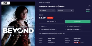 Beyond: Two Souls PC voor €2,29 bij CDkeys