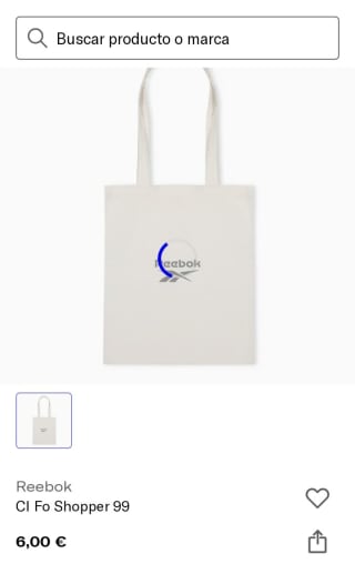 Reebok Classics Foundation bolsa por 4,80€.