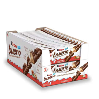 Kinder Bueno Chocolate con leche y crema de avellanas 30 unidades por 16,67€