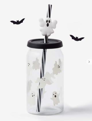 Vaso de fantasma con pajita por solo 1,50€ en Pepco