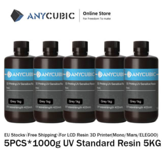 5 Kg de resina para impresoras 3D Anycubic a 67.44€