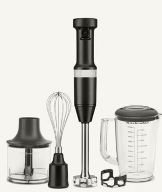 KitchenAid Staafmixer 5-delig 5KHBV83 voor €124,95 bij de Bijenkorf
