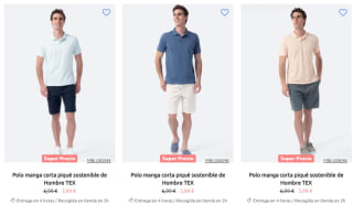 Envío gratis en toda la moda ropa y calzado desde 0,99€