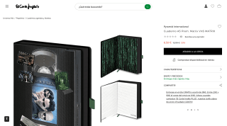 Cuaderno A5 Premium Matrix VHS Pyramid International por 6,50€