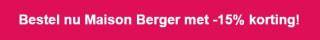 15% korting producten van Maison Berger bij Cookinglife