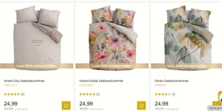 Alle Katoen-satijnen dekbedovertrekken vanaf €24,99 bij Dekbeddiscounter