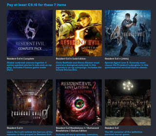 Humble Bundle Resident Evil bundel vanaf €2,74