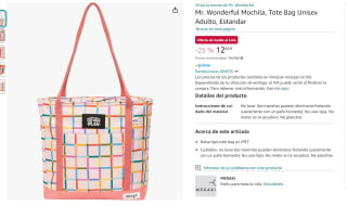 Bolsa Tote Mr. Wonderful por tan sólo 12,69€