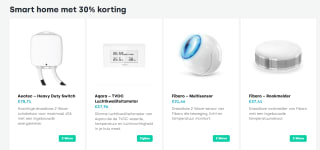 30% korting op diverse Philips Hue en andere Smart home artikelen in de Tibber Store