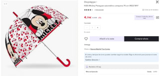 Recopilación paraguas infantiles por 4,75€