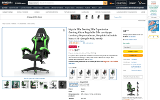 Bbigzzia silla gaming por 95€