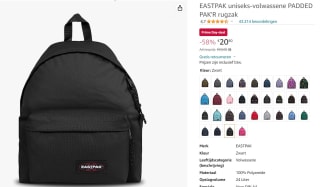 Eastpak PADDED PAK'R Rugzak, 24 Liter voor €20,80 bij Amazon
