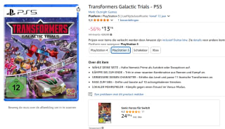 Transformers Galactic Trials voor €13,38 bij Amazon Duitsland