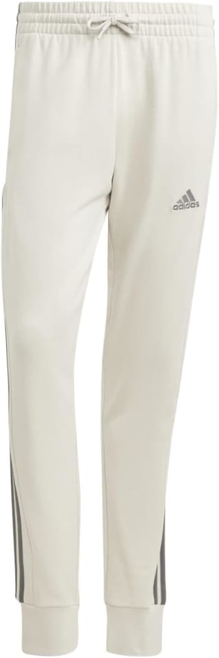 Adidas Essentials French Terry Tapered Cuff 3 Stripes joggingbroek voor €27,50 bij Amazon