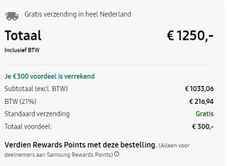 Samsung QLED 4K TV 75Q75B (2022) voor €12,50 bij Samsung