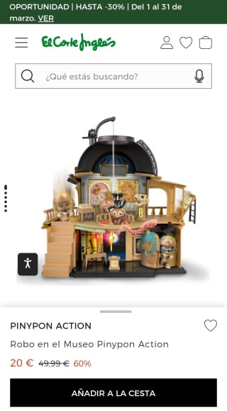 Robo en el Museo Pinypon Action por 20€.