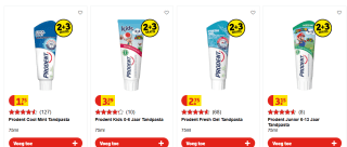Alle Zendium en Prodent 2+3 gratis bij Kruidvat