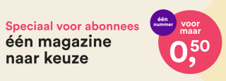 Één magazine naar keuze voor maar 0,50