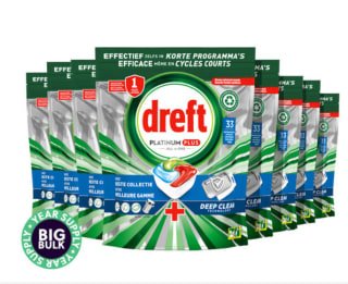 Dreft vaatwasblokjes 264 blokjes voor €41,95 bij iBood