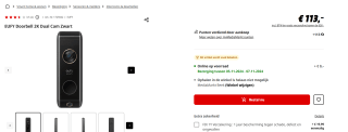 Eufy Video Doorbell Dual 2 Pro Battery voor €113 bij de MediaMarkt
