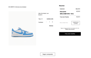 Zapatillas Nike Terminator Low Hombre por solo 63€