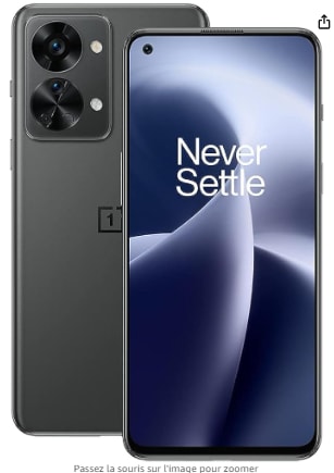 Smartphone 6.43" OnePlus Nord 2T 5G à 240,83€
