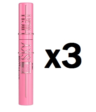 3 Maybelline New York Lash Sensational Sky High Máscara de Pestañas, Longitud sin límites y Volumen Redefinido, Tono Pink Air por 14.86€
