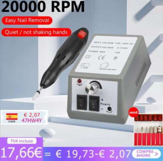 Máquina de manicura de 20000RPM a 17,31€