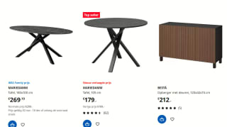 Tot 20% IKEA Family korting op eettafels en eetkamerstoelen, RIBBA fotolijsten en meer bij Ikea