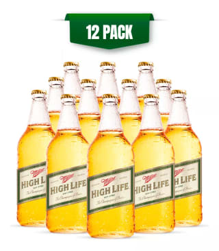 12 Botellas Cerveza Miller High Life 940ml por $432 en Mercado Libre