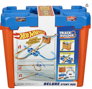 Hot Wheels - Track Buider Caja de Acrobacias Deluxe por 20€