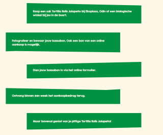 Gratis zak Tortilla Rolls Jalapeño chips (via cashback) bij Amaizin