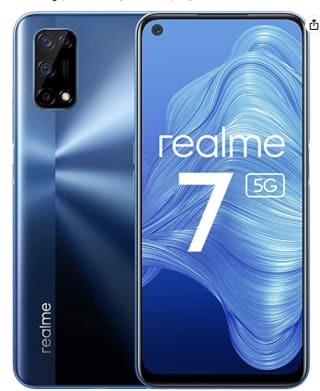 Smartphone marca realme 7 5G, 6GB RAM + 128GB de ROM por 190,64€