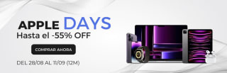 Hasta 55% dto en Apple Days desde Allzone