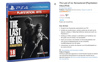 The Last Of Us Remastered (PlayStation Hits) | PlayStation 4 voor €9,99 bij Amazon