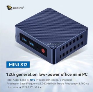 Mini PC Beelink S12 Intel N95 8GB RAM 256GB Win 11 PRO