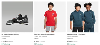 Tot 50% korting in de Nike sale
