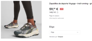 Zapatillas de running de Mujer Voyage Nitro 3 Puma por 59.99€