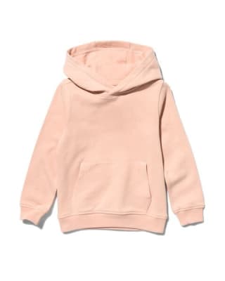 Kinder sweater met capuchon lichtroze voor €6 bij de Hema