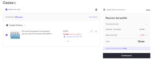 8 Unidades de FLOR suavizante concentrado azul botella 78 lv por 15.4€