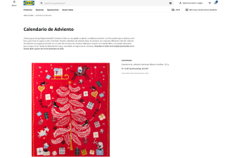 Calendario advierto Ikea a tan solo 7€