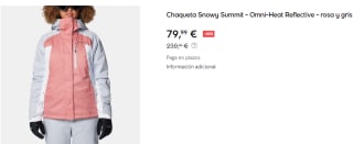 Chaqueta de Mujer Columbia Snowy Summit - Omni-Heat Reflective por 79.99€