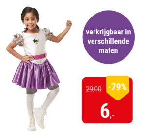 Prinsessenjurk Nella voor €6 bij Lobbes