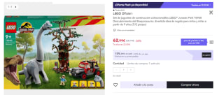 Set de juguete Descubrimiento del Braquiosaurio Colección 30 Aniversario Jurassic Park LEGO Jurassic World por 47.99€
