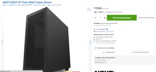 NZXT H7 Flow - Zwart voor €119,84 bij Max ICT
