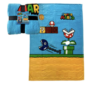 Manta Lana Coral Ultrasuave Super Mario 130X180cm a solo 7,99€