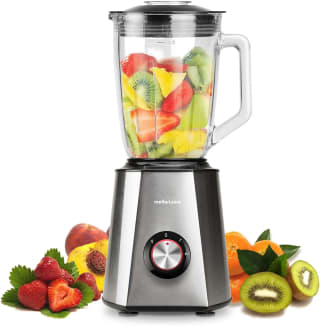 Batidora de vaso eléctrica Mellerware Mixy 1300W. Jarra cristal 1,5L con 6 cuchillas por 21.42€