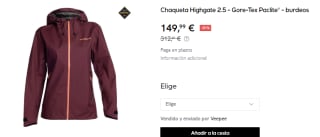 Chaqueta para Mujer Trangoworld Highgate 2.5 - Gore-Tex Paclite® por 149.99€