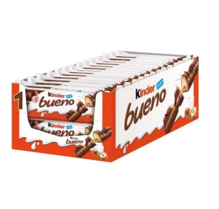 Chocolate Kinder Bueno Negro Caja 30 unidades por solo 16,38€