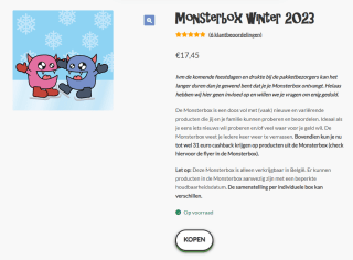 Monsterbox winter 2023 editie voor €17,45